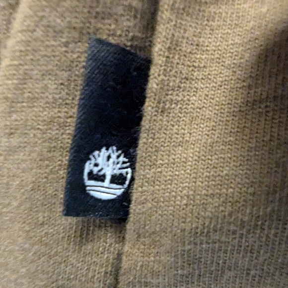 Timberland Men's Logo Green Long Sleeve cotton Tee Size XL - Picture 5 of 11